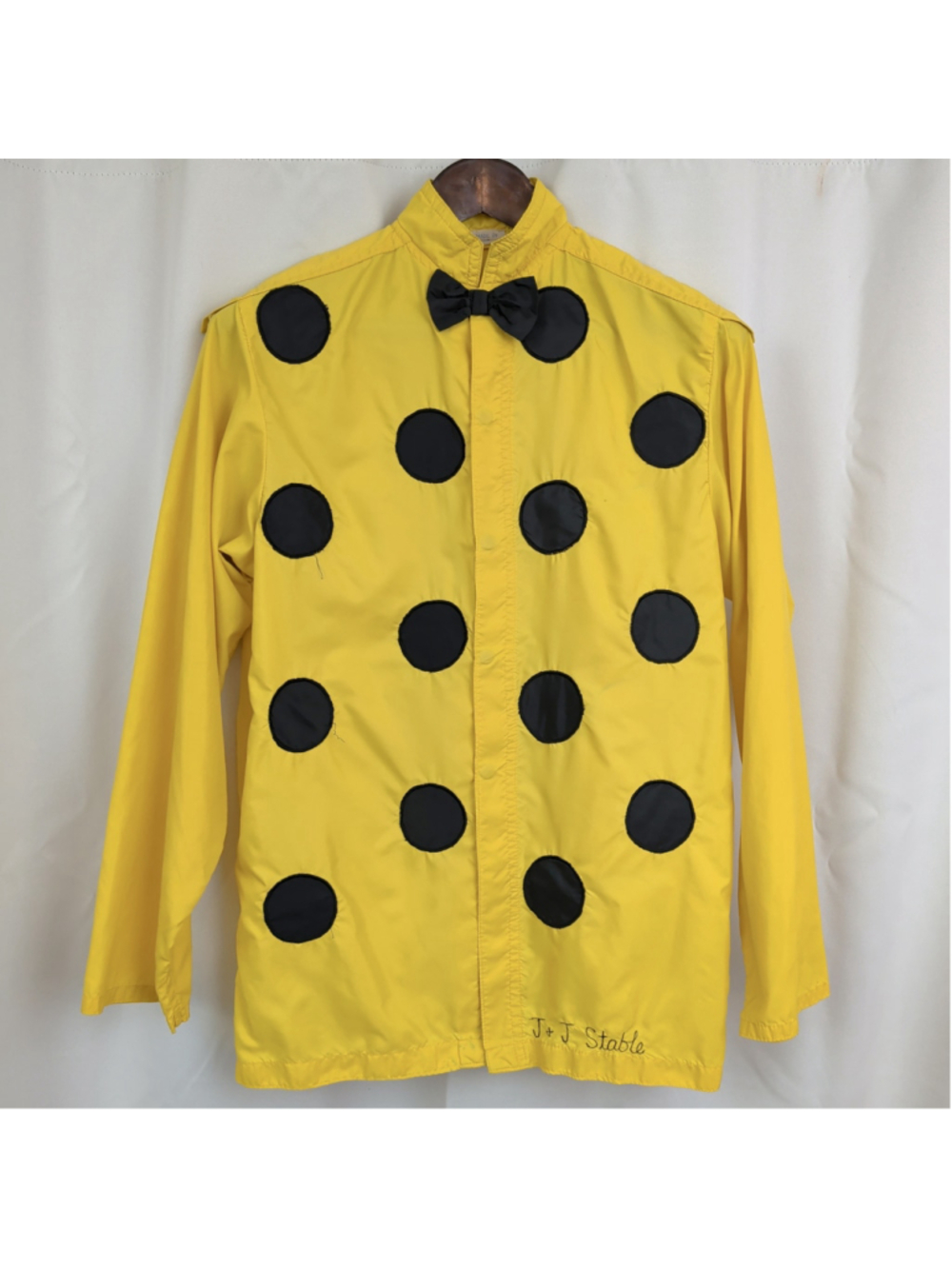 Vintage Sipp Silks Horse Racing Polka Dot Jockey Jacket.
